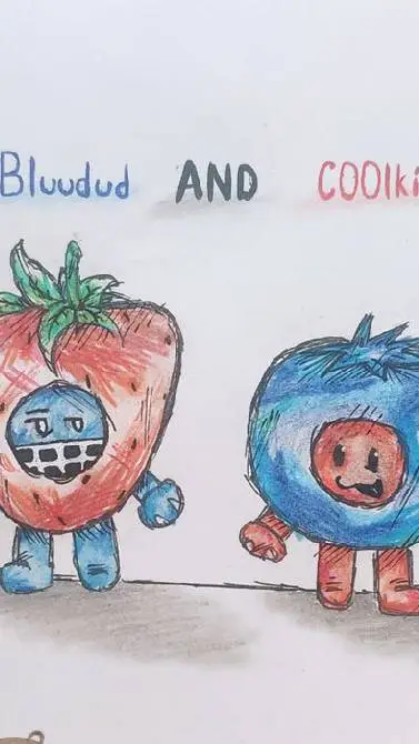 ai character: bluukid background