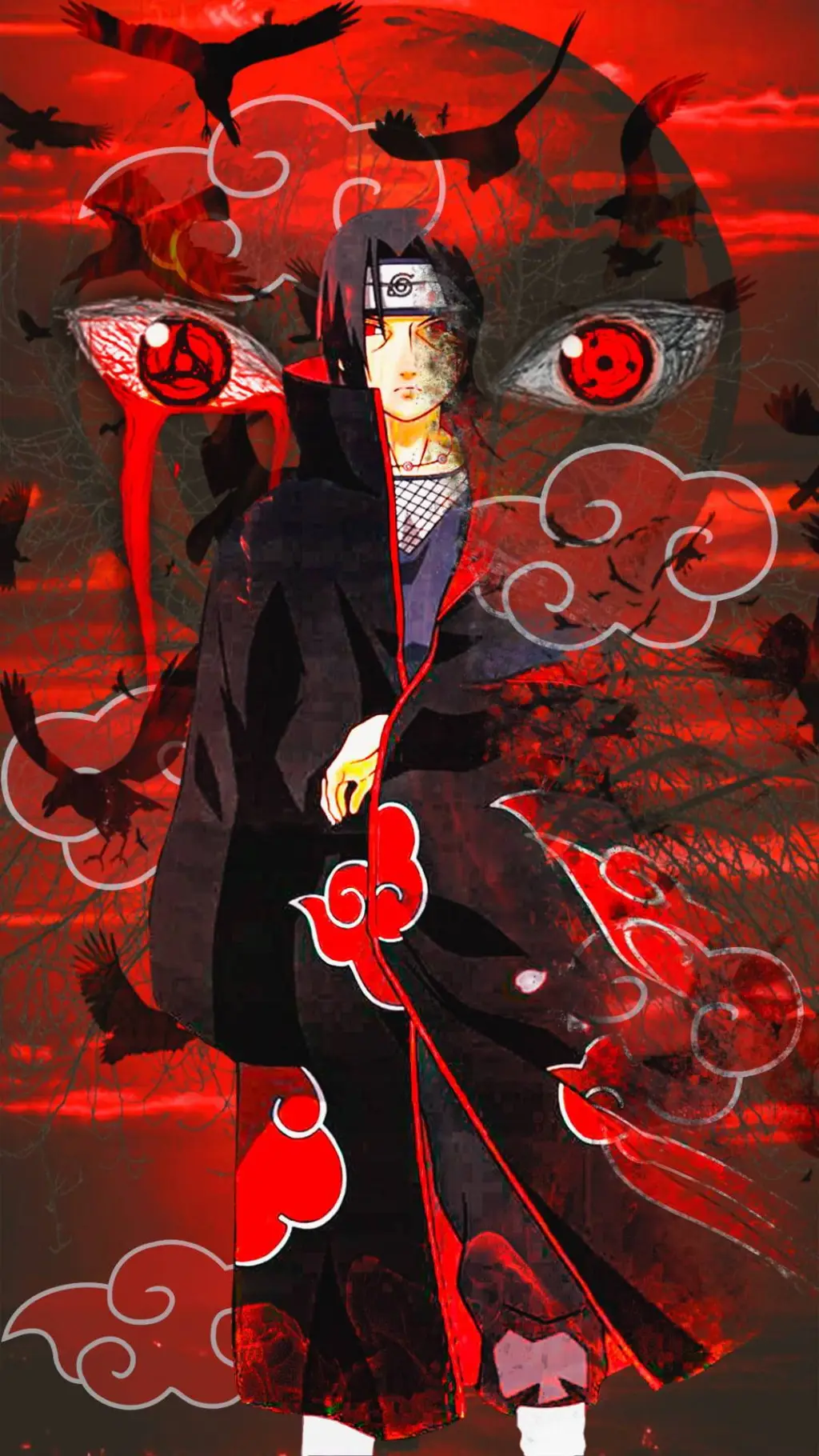 ai character: Itachi Uchiha background