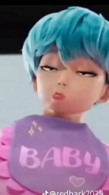 ai character:  baby saja  background