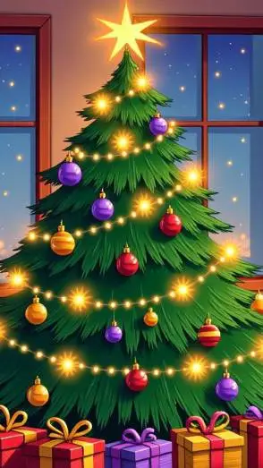 ai character: skz Christmas  background