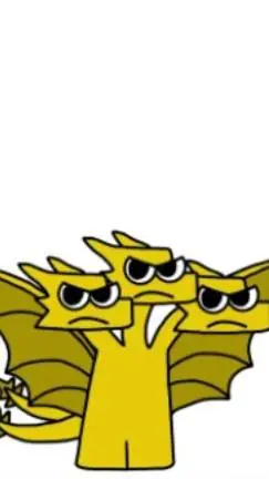 ai character:  ghidorah my movie background