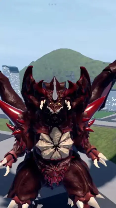 ai character: DESTOROYAH  background