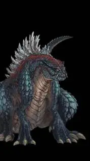 ai character: godzila terrestris background