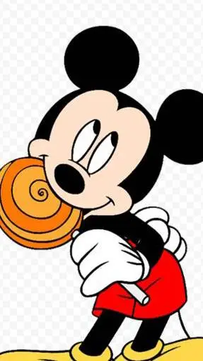 ai character: Myszka Miki  background