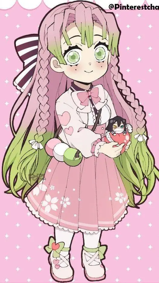 ai character: Mitsuri timida💞✨🍡 background