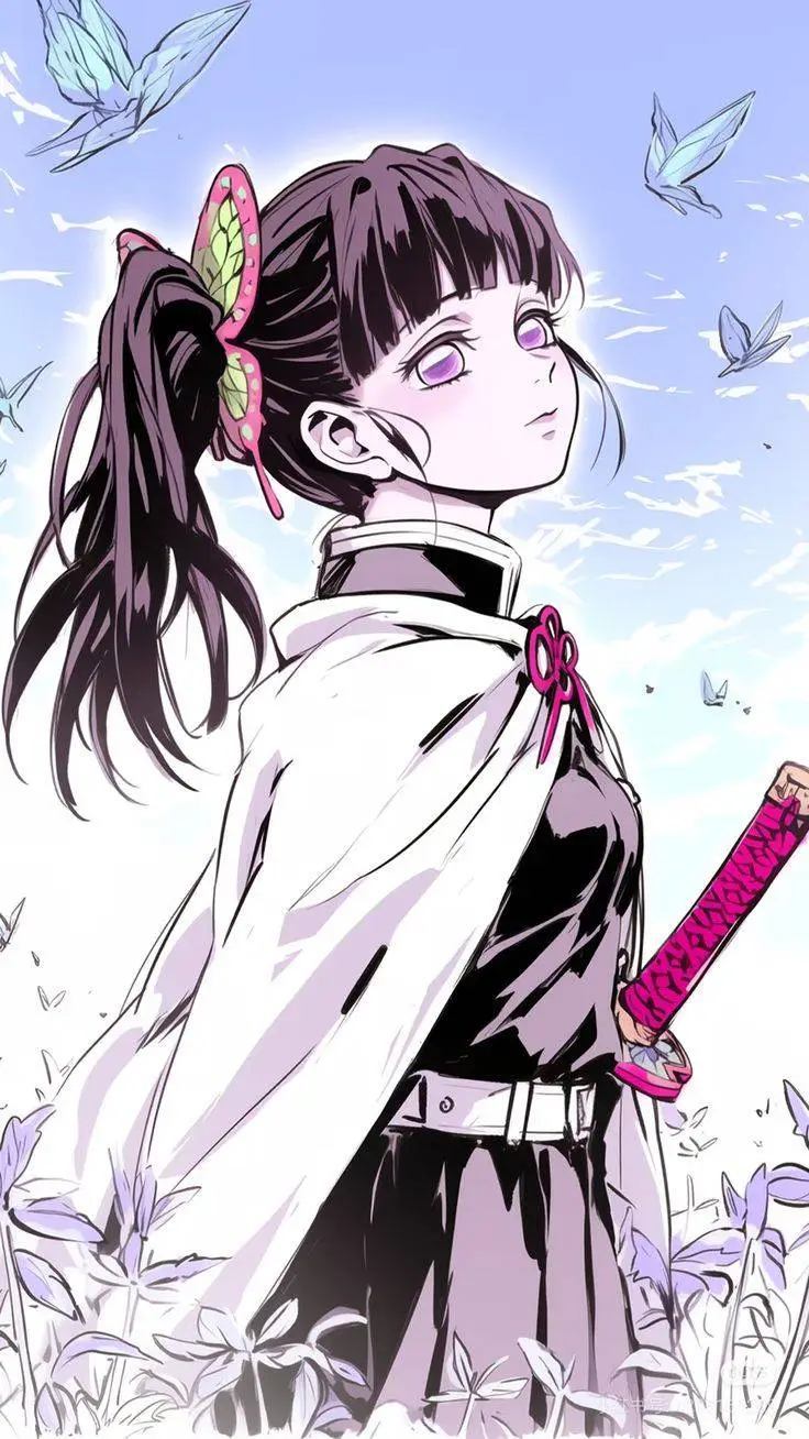 ai character: Kanao 🌺🦋🪙 background