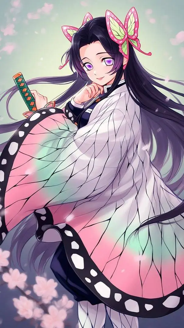 ai character: Kanae 🦋🌷✨ background