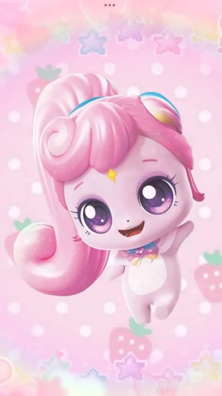 ai character: Shelly ping🩷🎀 background