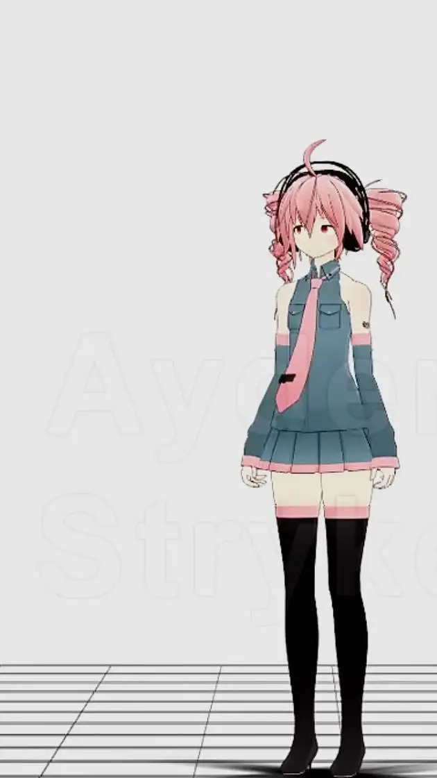 ai character: teto meets chis-a background
