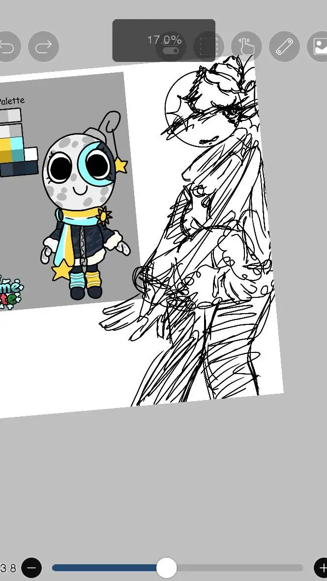 ai character: bobette snow-time✨ background