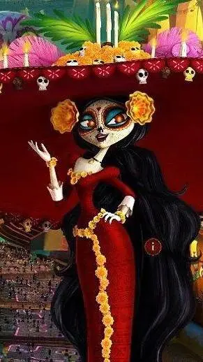ai character: señora bonita  background