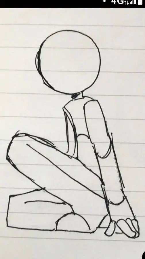 ai character: alone background