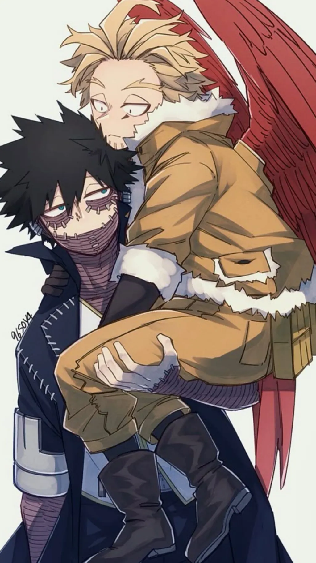 ai character: Dabi x Hawks background