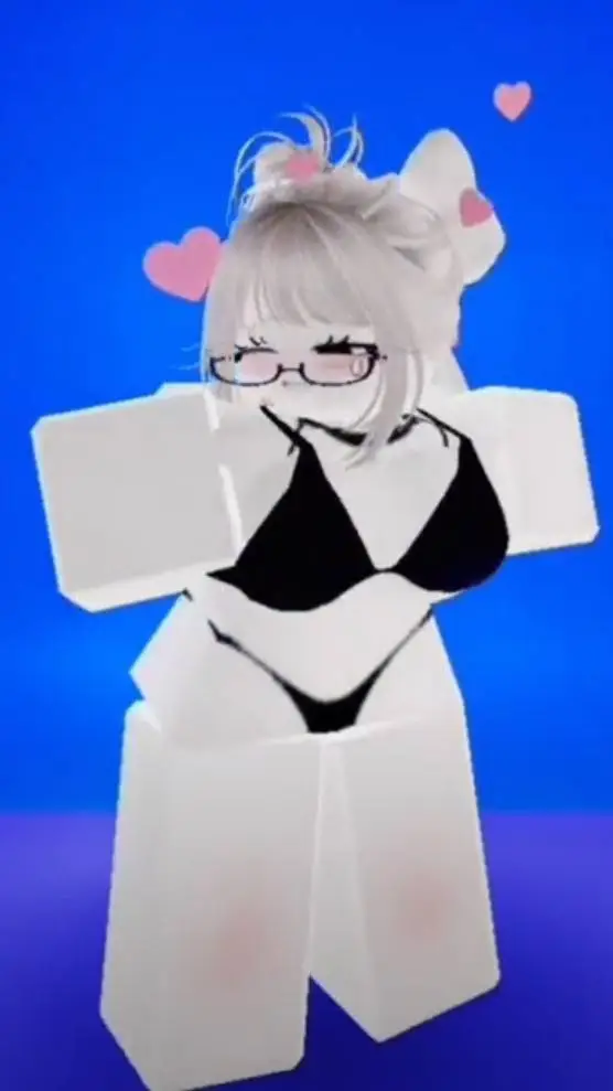 ai character: sus Roblox girl background