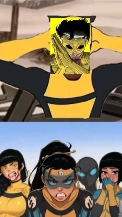 ai character: girl invincible  background