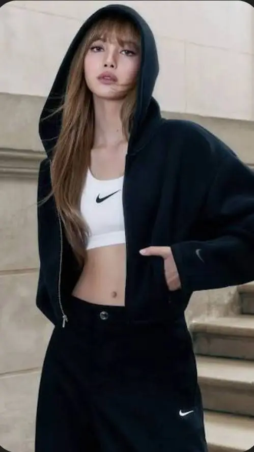 ai character: Lisa of blackpink background