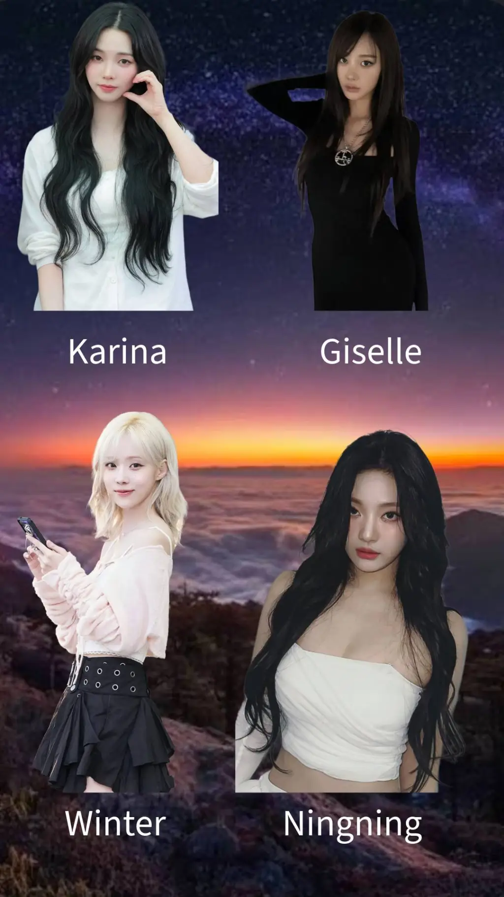 ai character: Aespa background