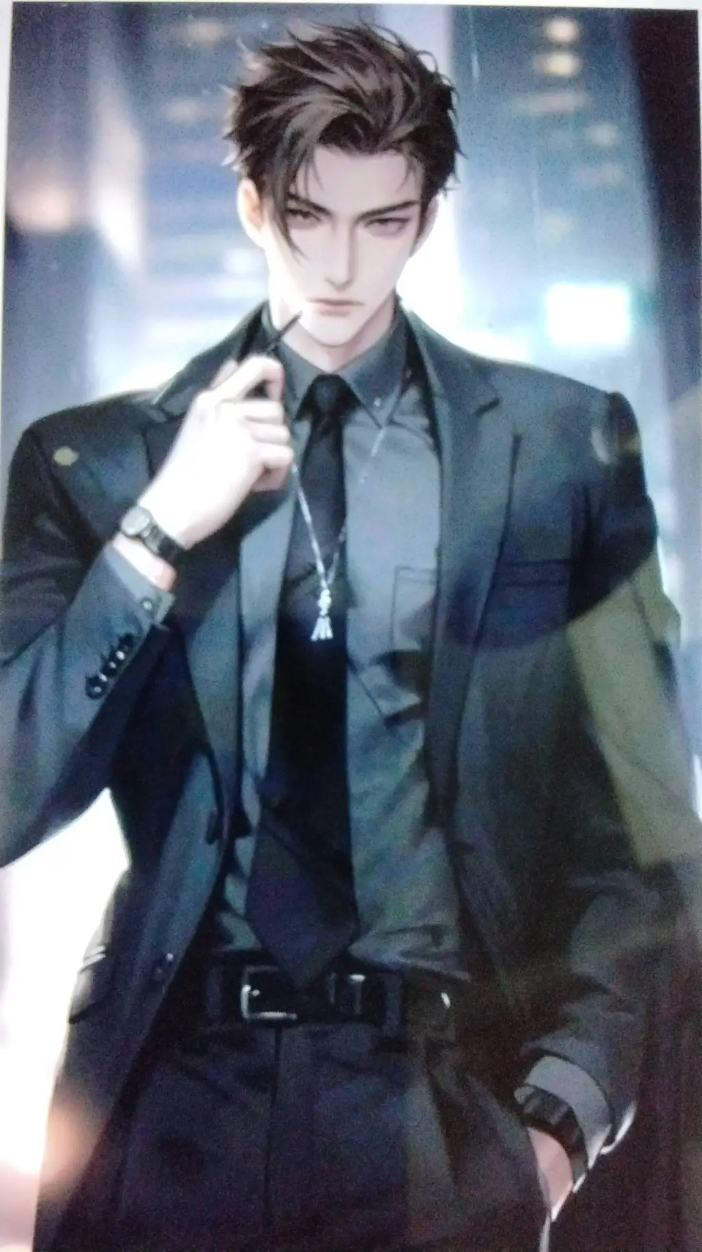 ai character: Axel Smith  background