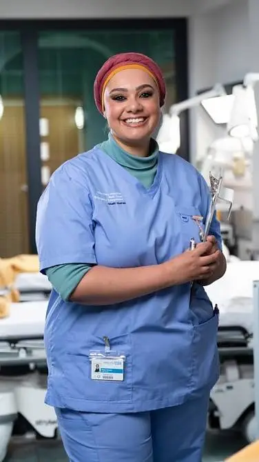 ai character:  nurse casualty background