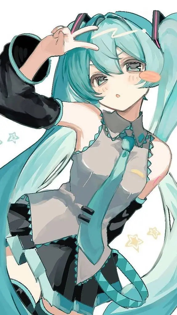 ai character: Miku  background