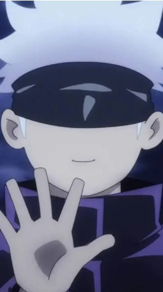 ai character: gojo saturo  background