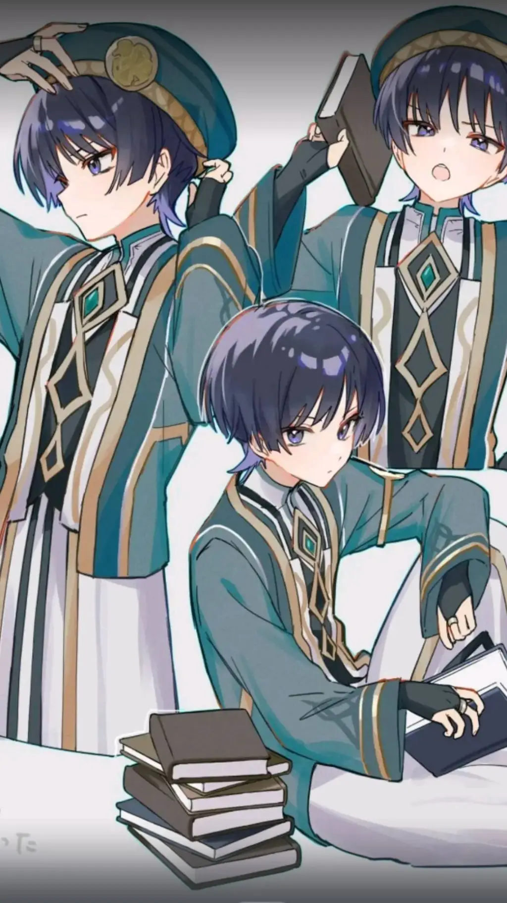 ai character: Zach˃͈◡˂͈ background