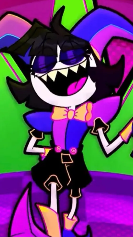 ai character: Pomni change background