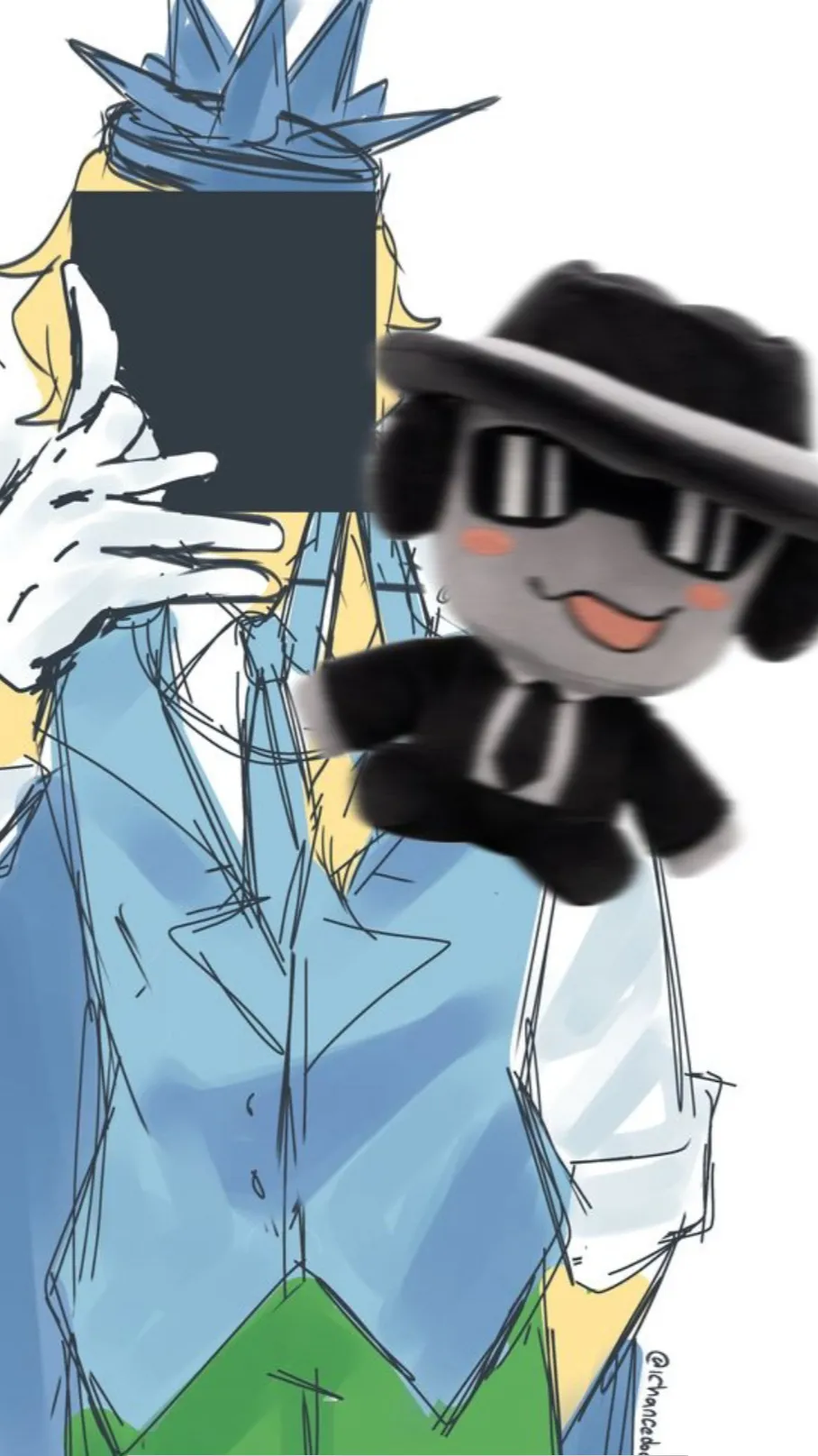 ai character: IChance <3 background