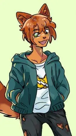 ai character: Firestar X you background