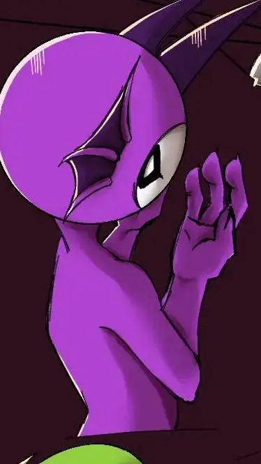 ai character: durple  background