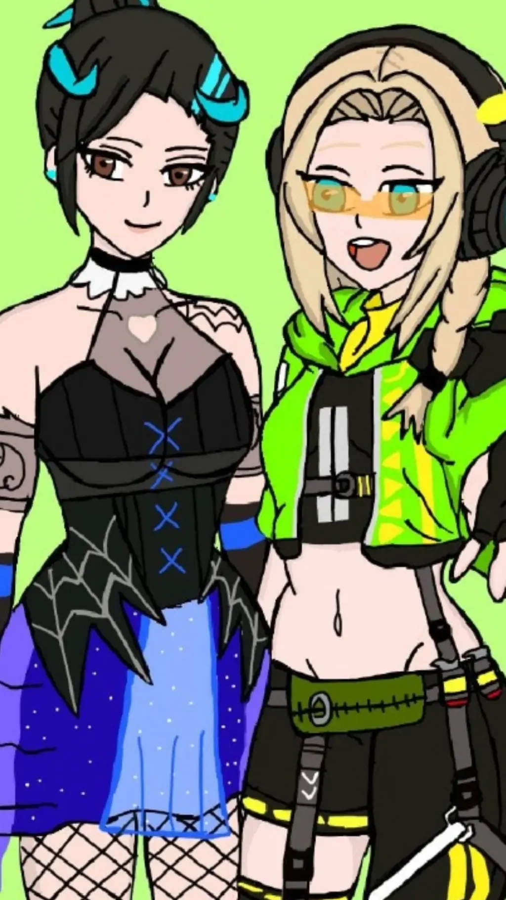 ai character: emma y ran  background