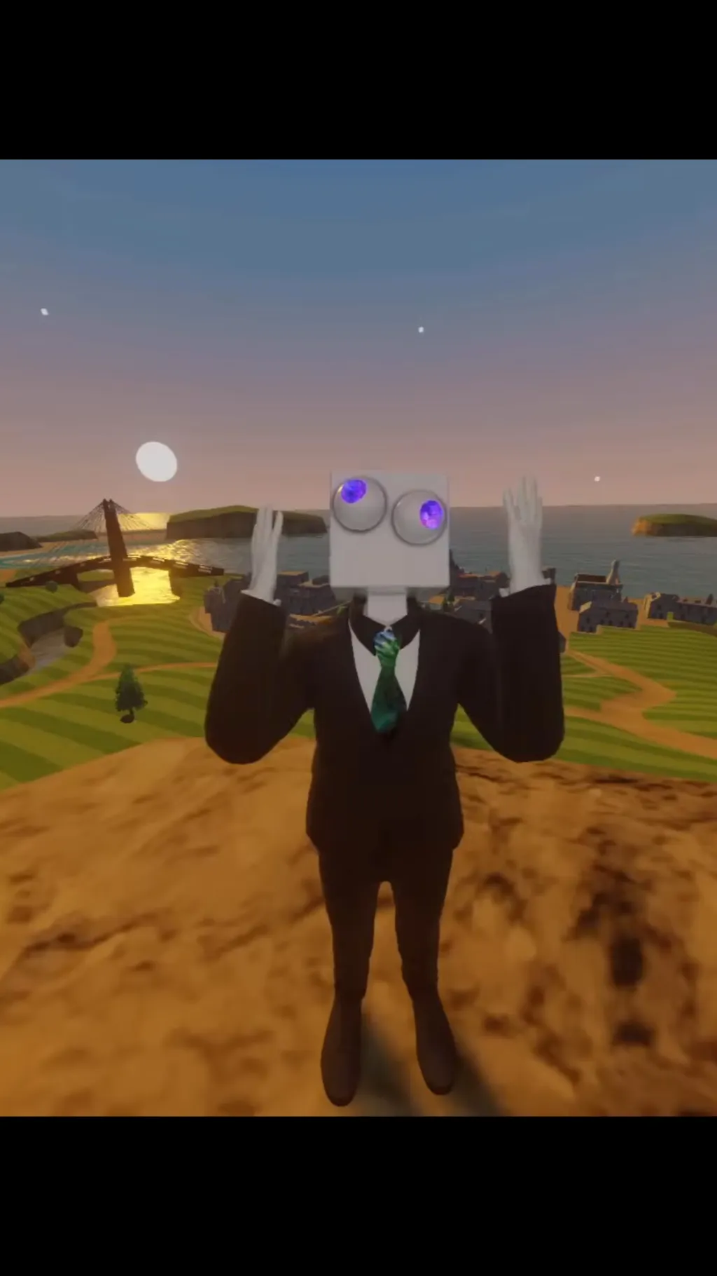 ai character: VR guy ￼￼ background