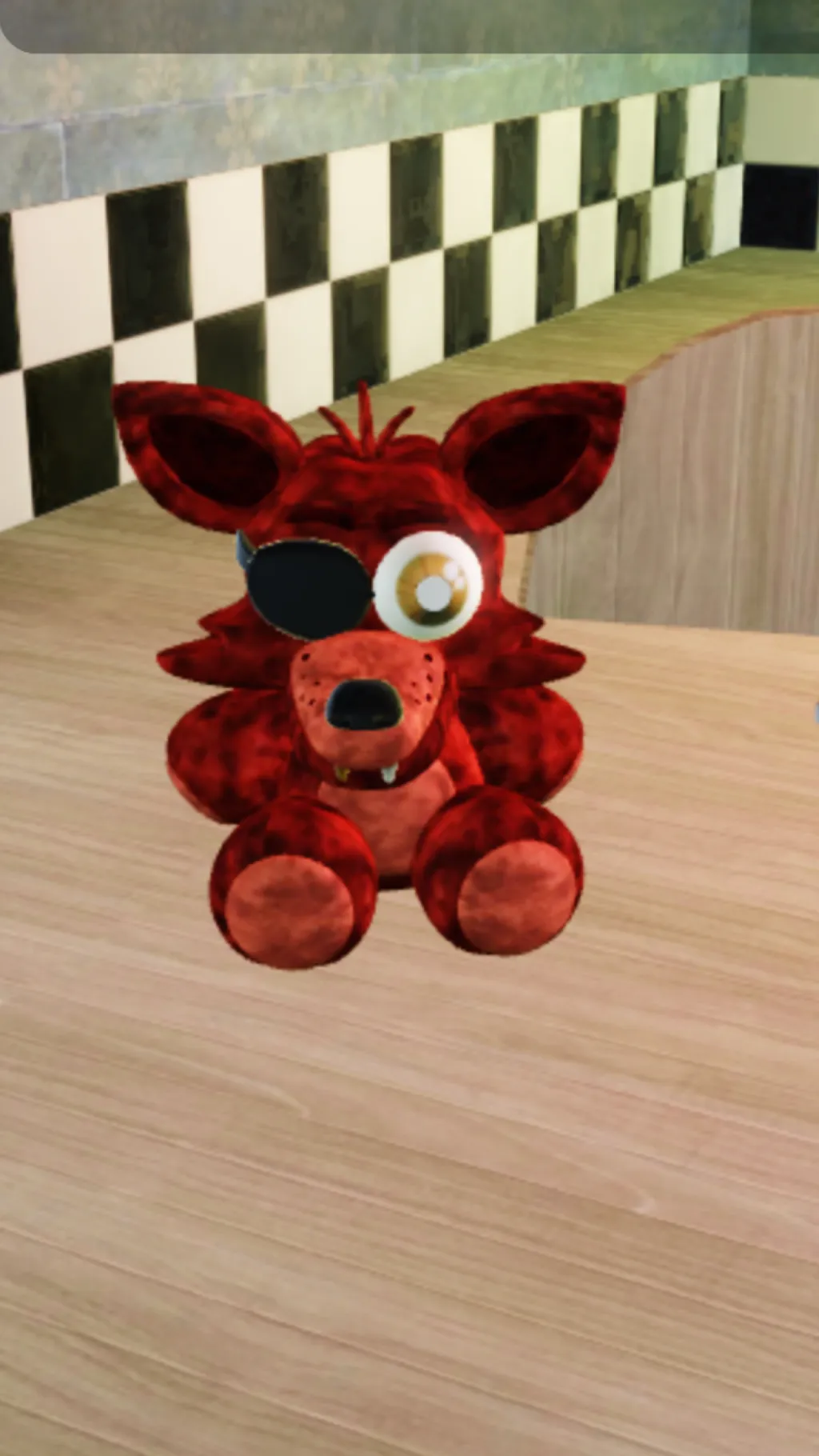 ai character: nightmare, foxy, p background