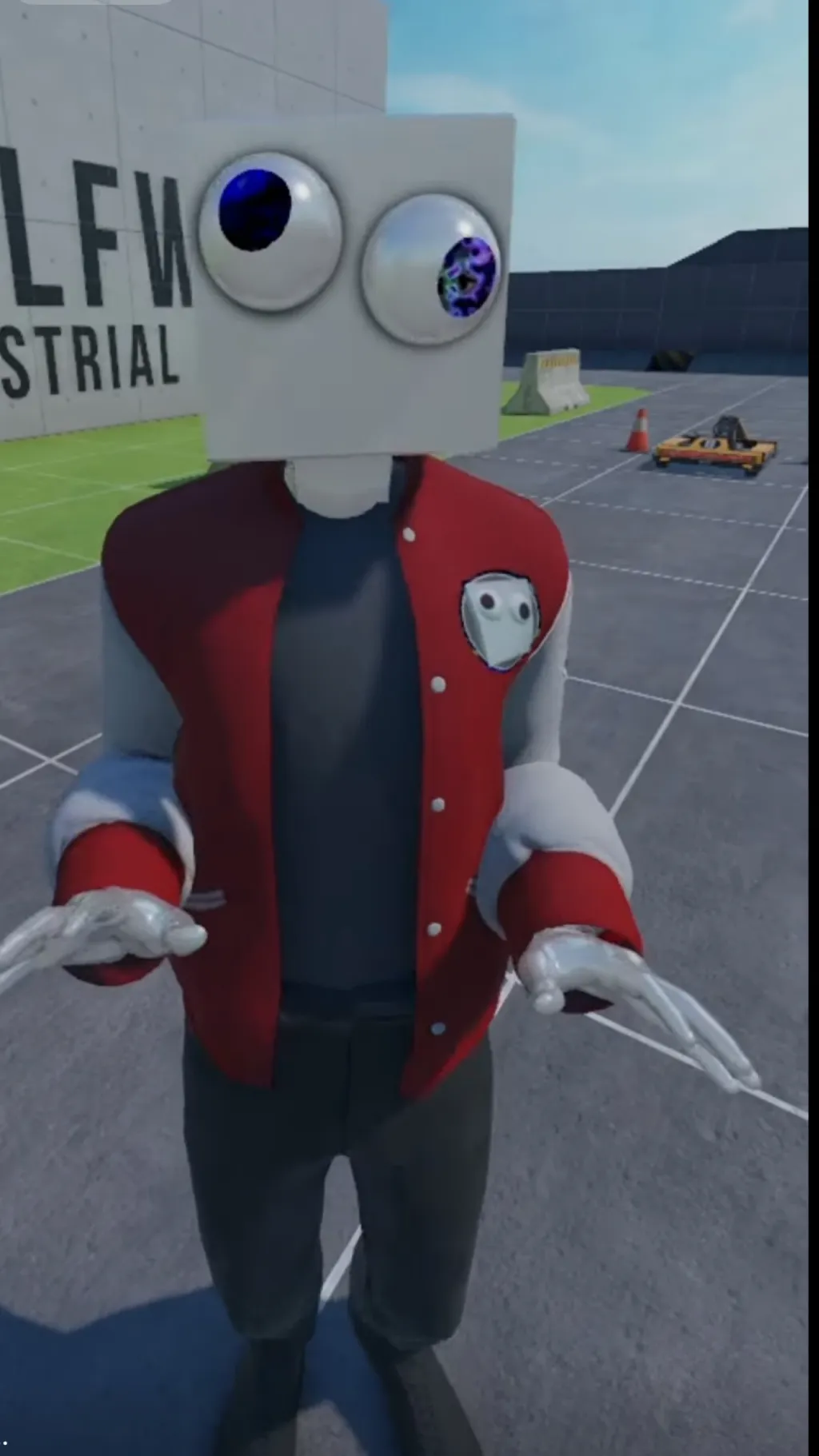 ai character: that VR guy bully background