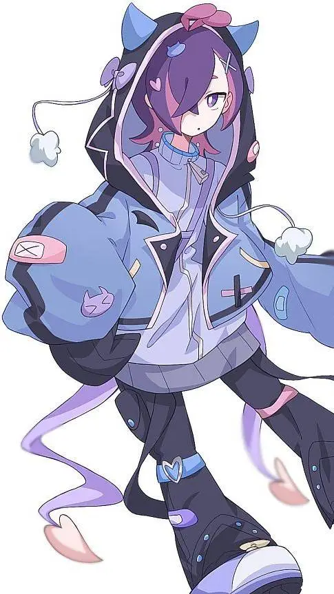 ai character: Dot background