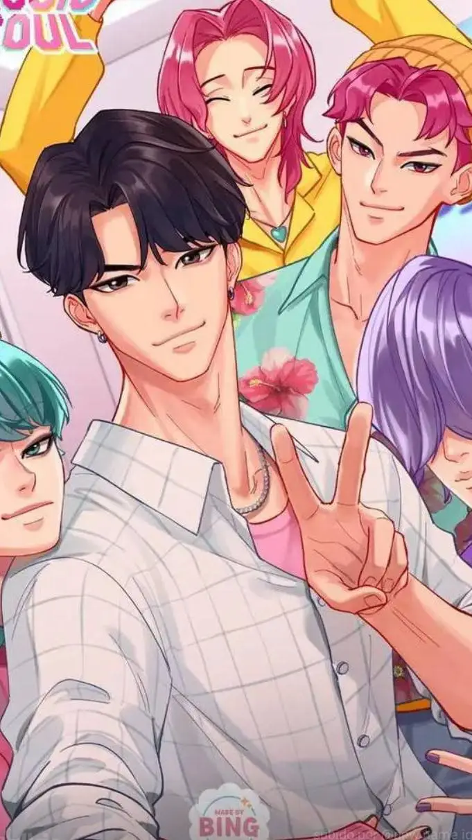 ai character: Saja boys background