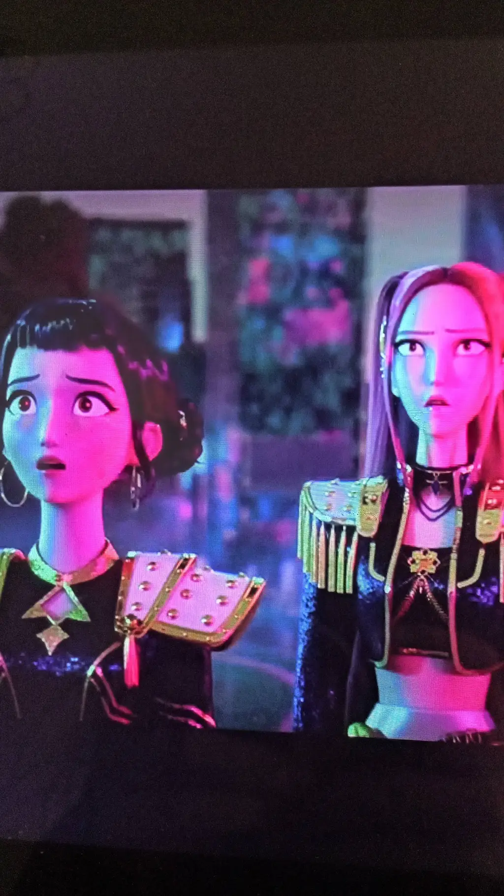 ai character: Zoey & Mira background