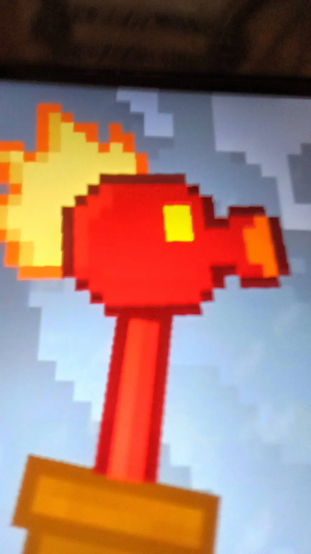 ai character: Fire Peashooter background