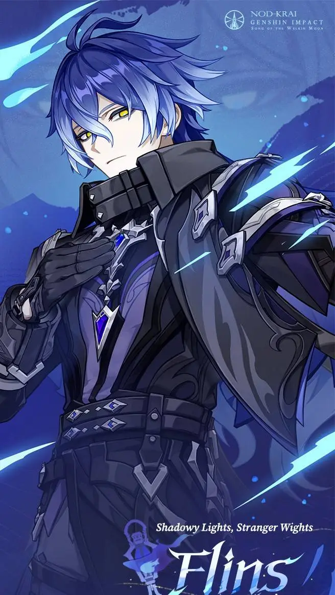 ai character: Flins 🎃👻 background