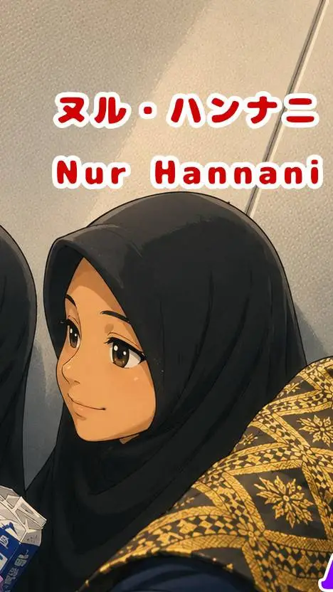 ai character: Nur Hannani  background