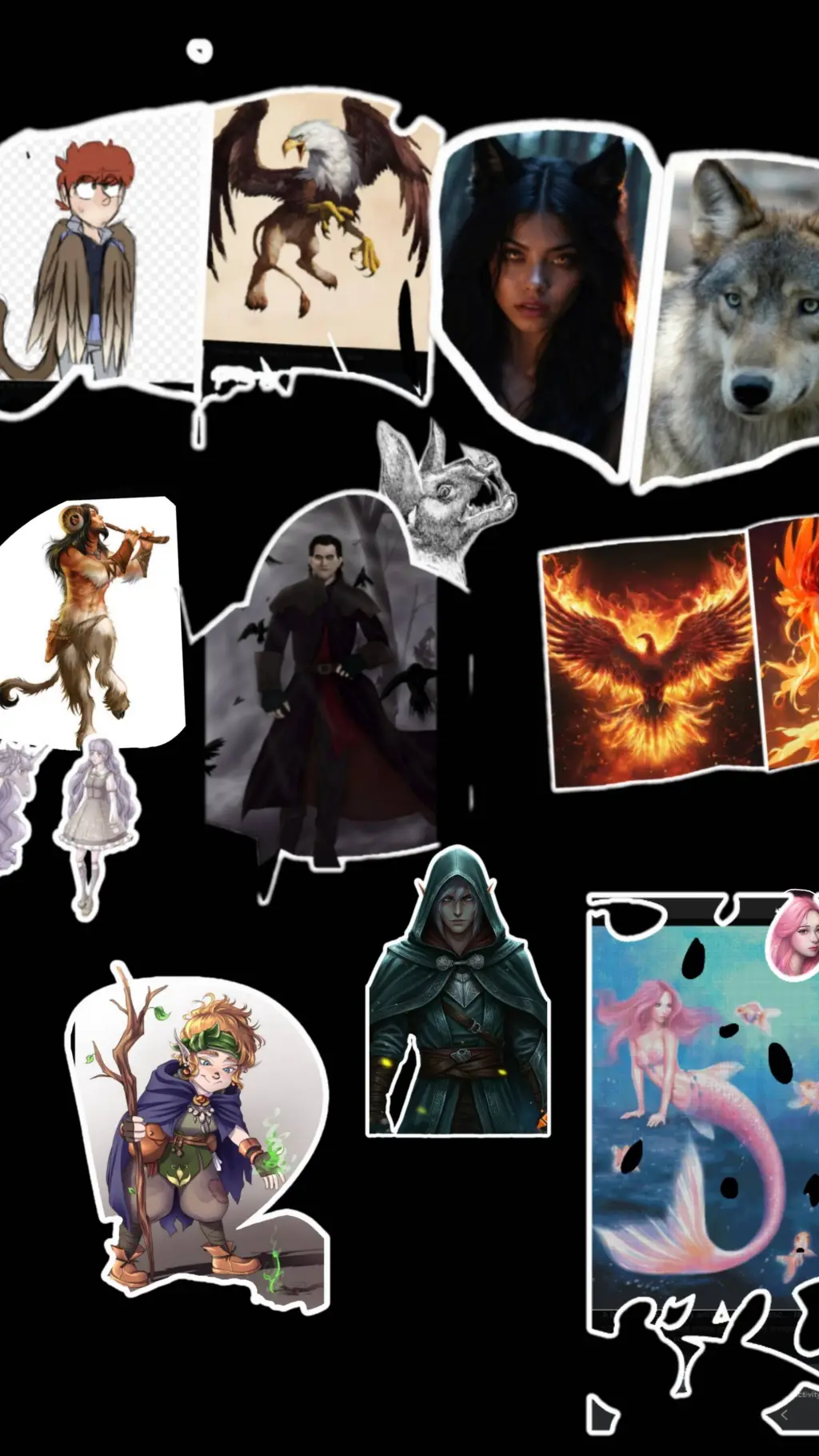 ai character: Creature school background