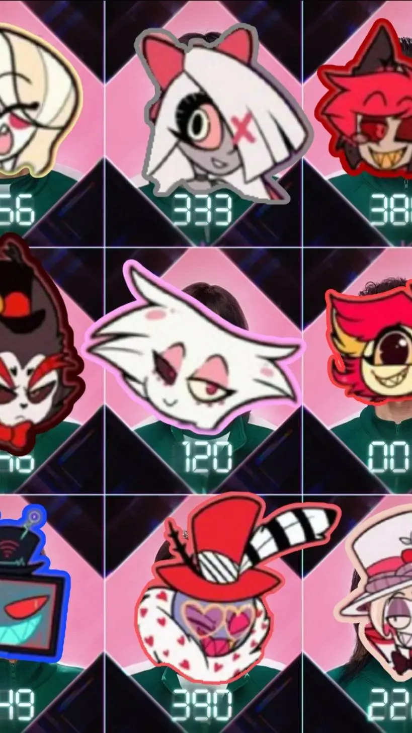 ai character: HH SQUIDGAMES background