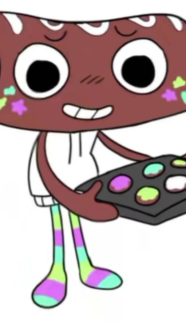 ai character: fruitcake background