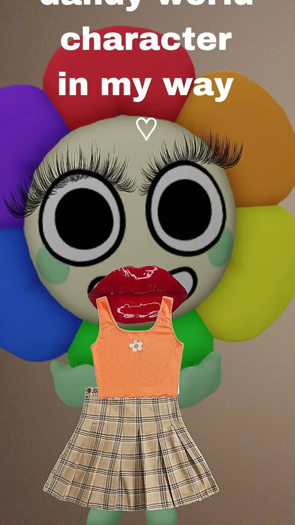 ai character: dandys world background