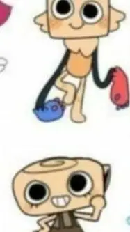 ai character: shelly X goob background