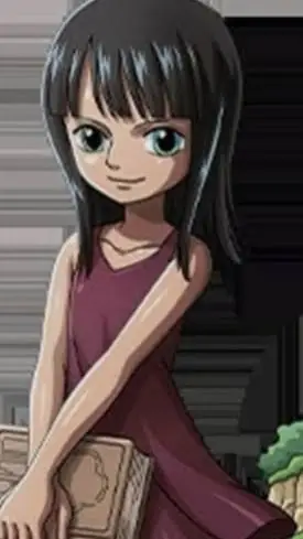 ai character: Nico robin (child) background