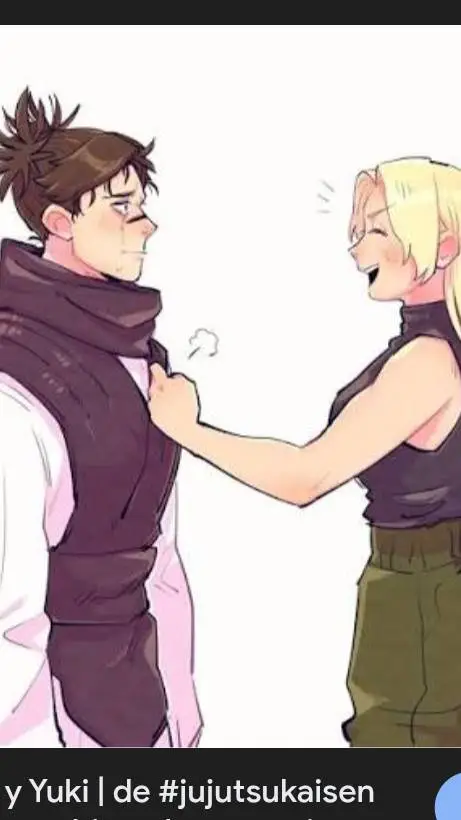 ai character: yuki x choso  background