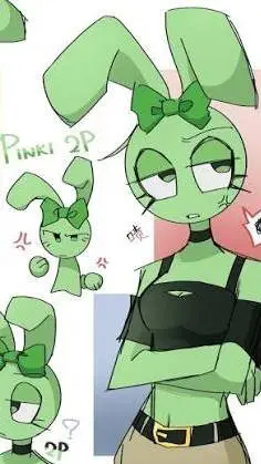 ai character: 2p pinki background