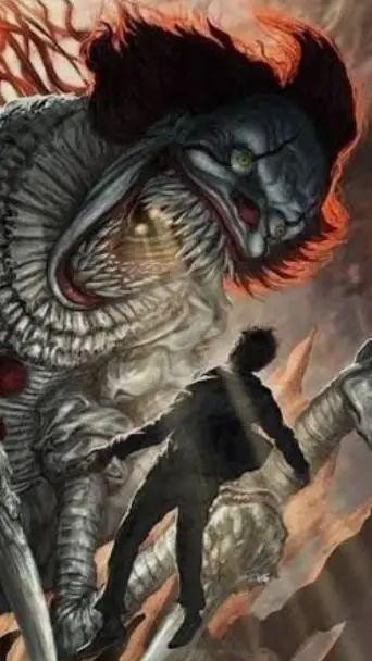 ai character: NOVEL PENNYWISE background