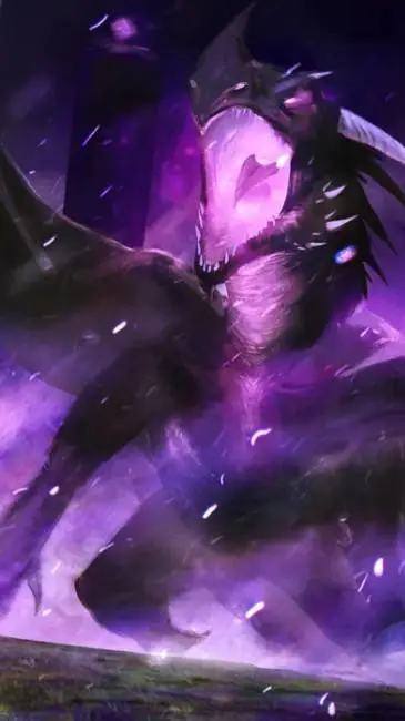 ai character: ender dragon background